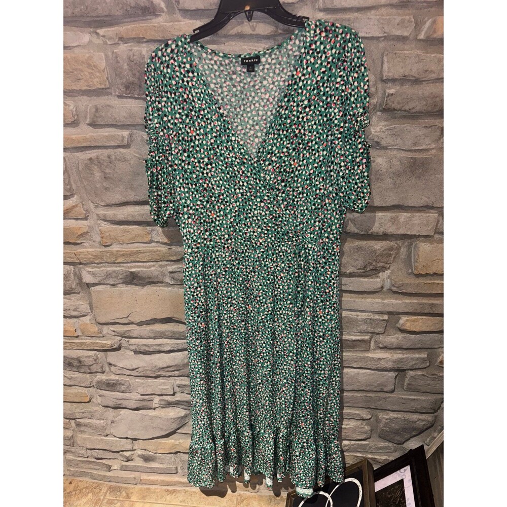 TORRID Wrapdress polka dots size 1